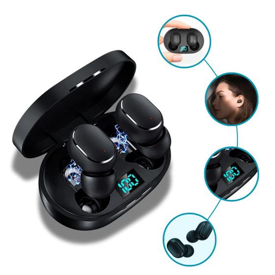 Imagem de Fone de Ouvido Bluetooth com Tecnologia Wireless BT V5.1