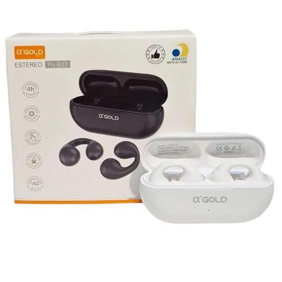 Imagem de Fone De Ouvido Bluetooth Esportivo Brinco Tipo Ambie Gancho 