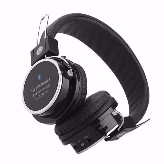 Imagem de Fone De Ouvido Bluetooth Headphone Sd USB Fm Estéreo