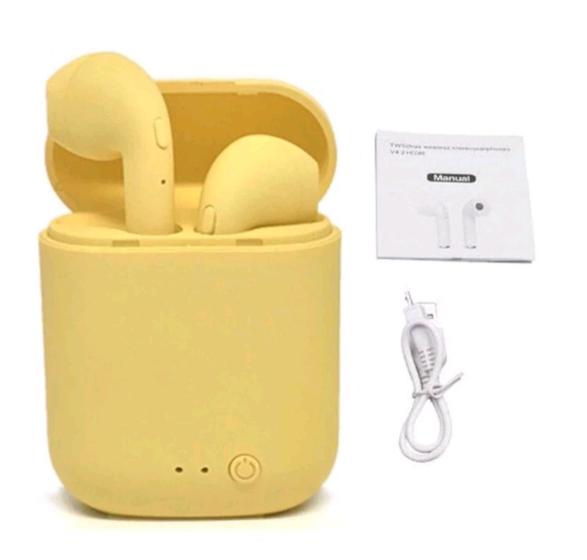 Imagem de Fone De Ouvido Bluetooth I12 Branco tws  Touch