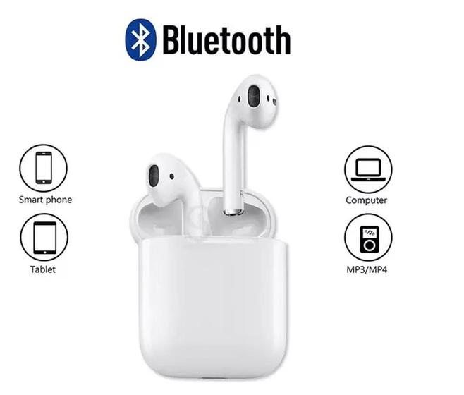 Imagem de Fone De Ouvido Bluetooth I12 Tws Sem Fio Touch Recarregável