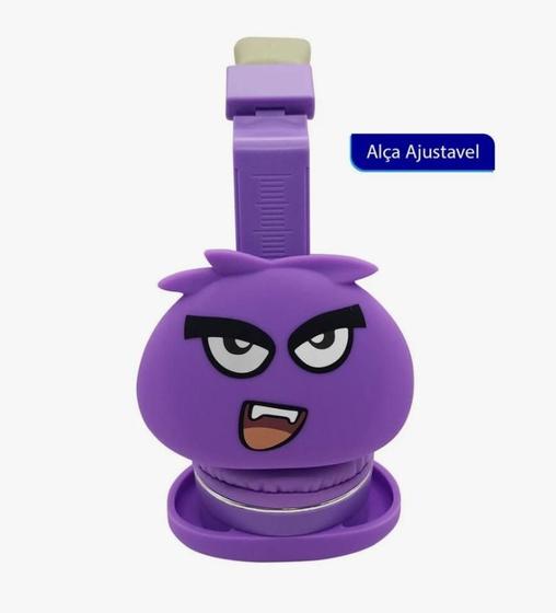 Imagem de Fone De Ouvido Bluetooth Infantil Sem Fio Monsters para Jogos