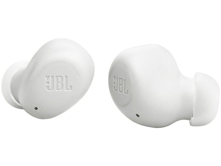 Imagem de Fone de Ouvido Bluetooth JBL Wave Buds - Intra-auricular com Microfone Branco