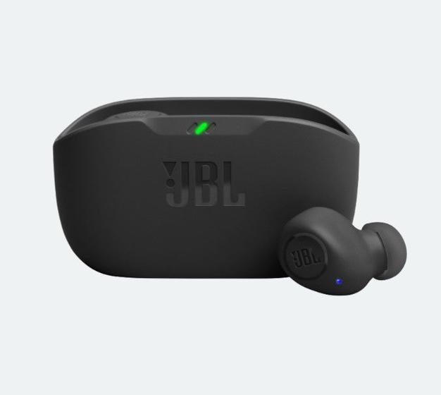 Imagem de Fone de Ouvido Bluetooth JBL Wave Buds - Intra-auricular com Microfone Preto