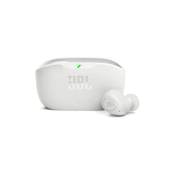 Imagem de Fone De Ouvido Bluetooth JBL Wave Buds TWS Intra-auricular com Microfone Branco