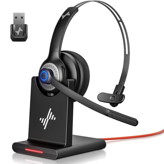 Imagem de Fone de Ouvido Bluetooth JIAMQISHI EH06-P - Sem Fio com Cancelamento de Ruído