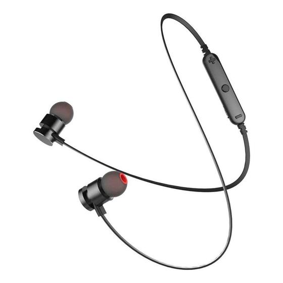 Imagem de Fone de Ouvido Bluetooth Magnético Esportivo Estéreo Sem Fio Intra-Auricular para Corrida
