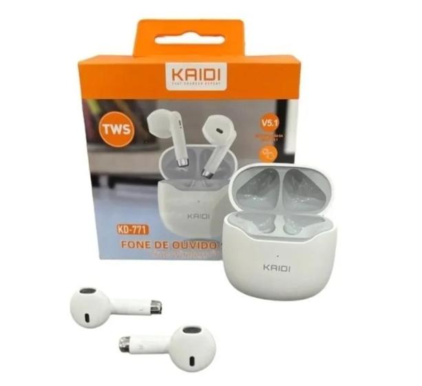 Imagem de Fone De Ouvido Bluetooth P/ Celular Sem Fio Kaidi Tws Kd-771-770