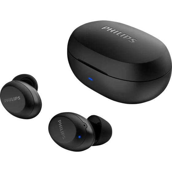 Fone de Ouvido Bluetooth Philips TWS TAT1235BK/97 Menor preço em Fone de Ouvido Bluetooth Philips TWS TAT1235BK/97