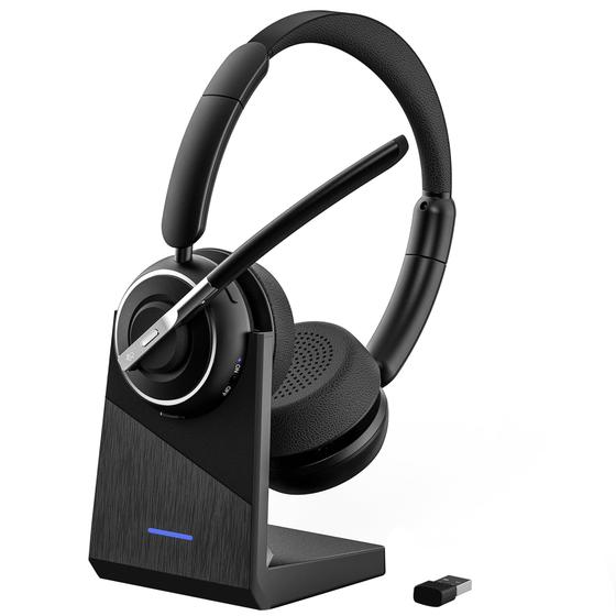 Imagem de Fone de Ouvido Bluetooth PrancyBT V5.2 Sem Fio com Cancelamento de Ruído