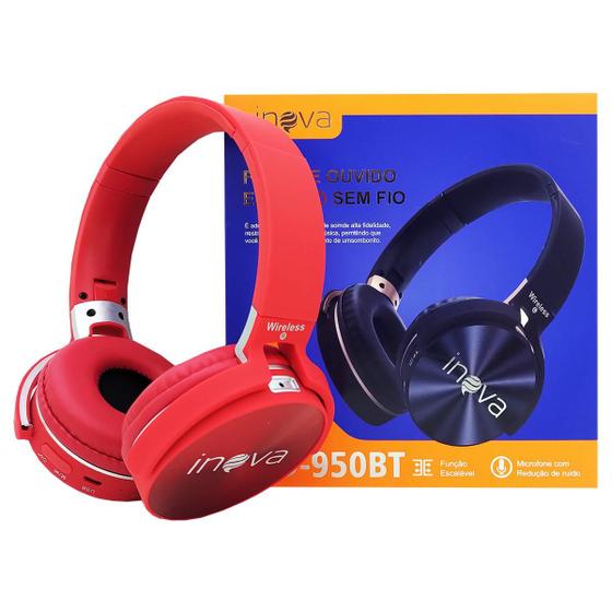 Imagem de Fone de Ouvido Bluetooth sem Fio Headset Anti-ruído Original Inova