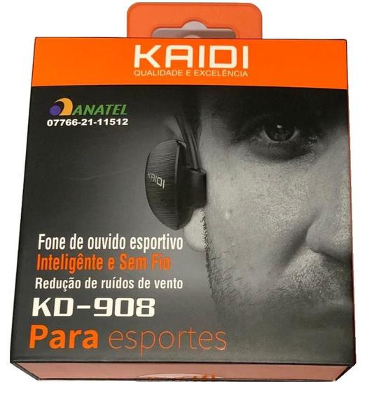 Imagem de Fone De Ouvido Bluetooth Sport Acadêmia Corrida Com Microfone Kd-908