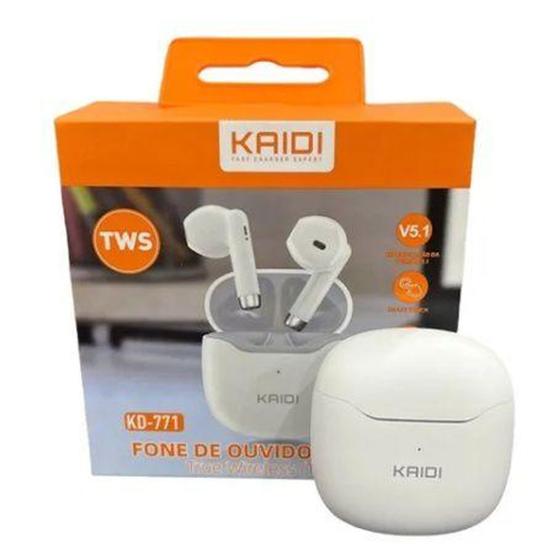 Fone de ouvido bluetooth stéreo tws com redução de ruído - Kaidi Menor preço em Fone de ouvido bluetooth stéreo tws com redução de ruído - Kaidi