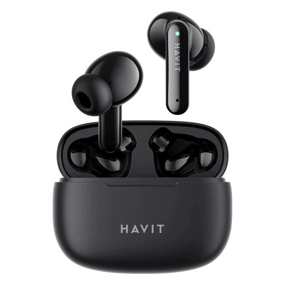 Fone de Ouvido Bluetooth, TWS, Stereo, Havit, TW967 Preto Menor preço em Fone de Ouvido Bluetooth, TWS, Stereo, Havit, TW967 Preto