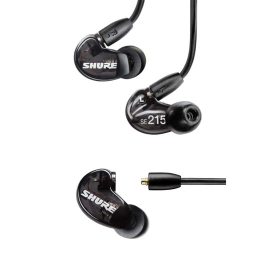 Imagem de Fone de ouvido com cabo removível Shure Se215 Instraural Instraural Black