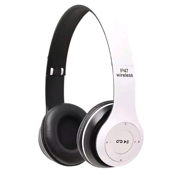 Imagem de Fone de Ouvido com Entrada para Cartão de Memória SD MP3 sem Fio Bluetooth On Ear com Arco e Almofada de Orelha TWS