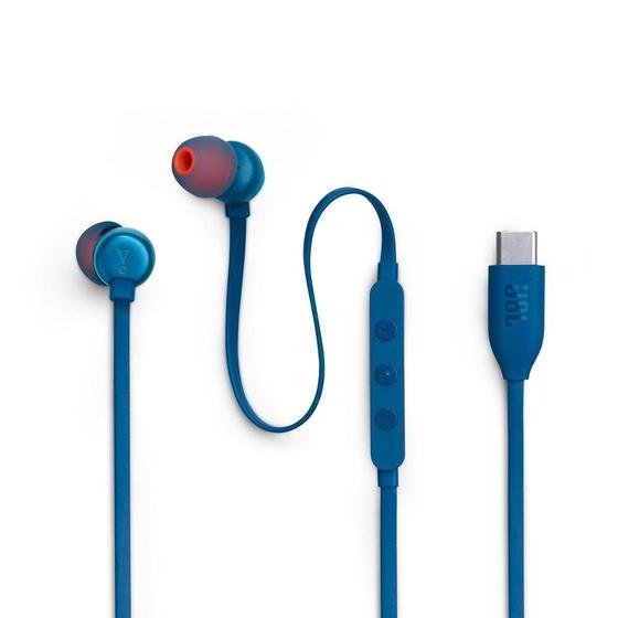 Imagem de Fone de Ouvido Com fio JBL Tune 310C JBLT310CBLU Azul