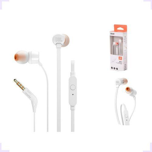 Fone de Ouvido Tune 110 Branco Jbl Jblt110wht