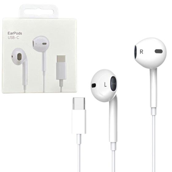 Imagem de Fone de Ouvido com Fio USB-C Compatível com iPhone 15 15 Pro 15Pro Max