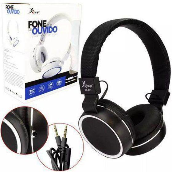 Imagem de Fone de Ouvido Com Microfone Knup Kp 422 Preto