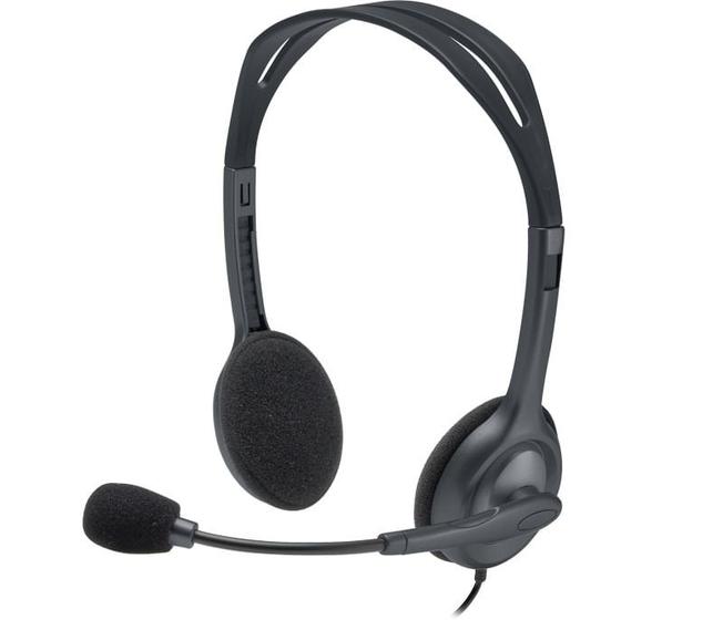 Imagem de Fone De Ouvido Com Microfone Stereo Headset H111 Logitech