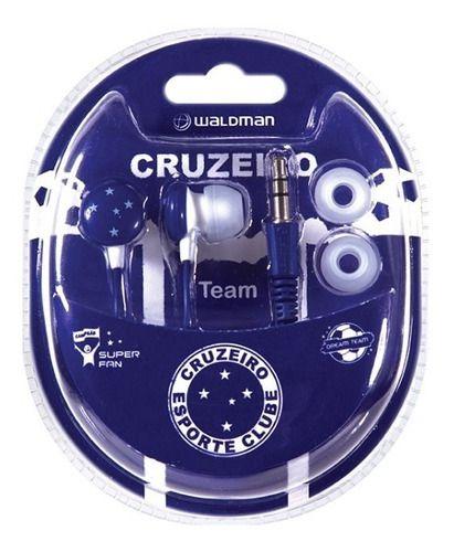 Fone de Ouvido Intra-auricular Super Fan Cruzeiro Waldman Sf10cru