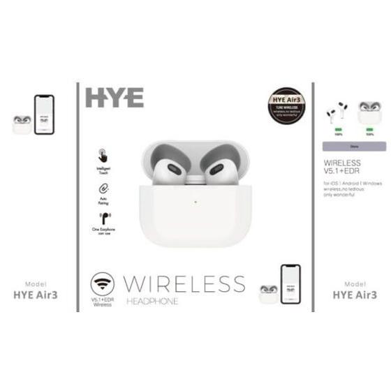 Imagem de Fone de ouvido Ear Hye AIR3 V5.1+Edr Wireless Branco