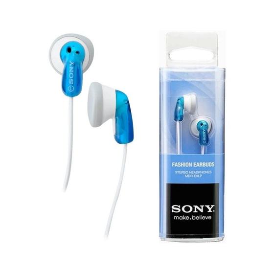 Fone de Ouvido Auricular Azul Sony Mdre9lp