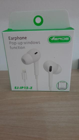 Imagem de Fone de ouvido earphone pop-up Windows function - Verde inovação e estilo