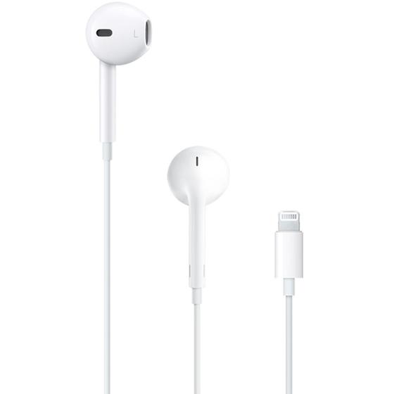 Imagem de Fone de Ouvido EarPods com Conector Lightning Apple, Branco - MMTN2BZ/A