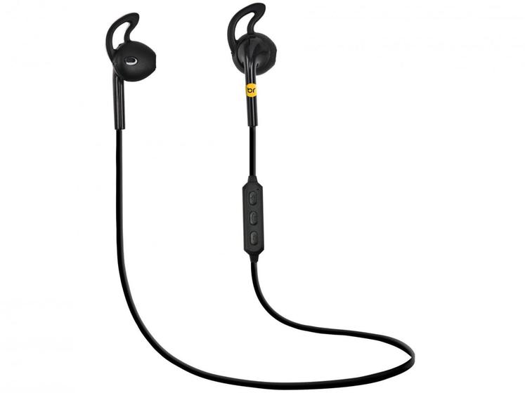 Imagem de Fone de Ouvido Esportivo Bluetooth Bright 0481  - Intra-auricular com Microfone Preto