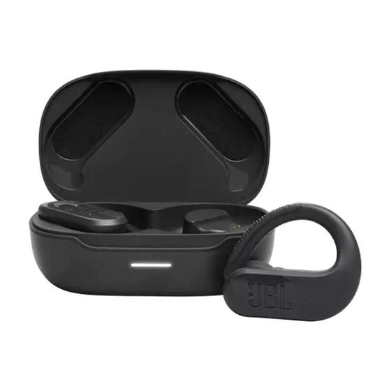 Imagem de Fone de Ouvido Esportivo Sem Fio JBL Endurance Peak 3, Bluetooth, com Microfone, Resistente a Água, Preto - JBLENDURPEAK3BLK