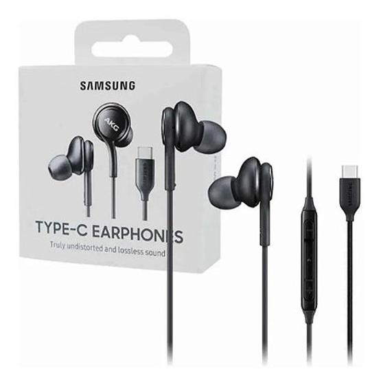 fone De Ouvido Estéreo Akg Usb-c Original Samsung Preto Cor Preto Menor preço em fone De Ouvido Estéreo Akg Usb-c Original Samsung Preto Cor Preto