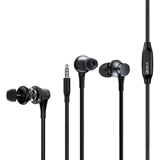 Imagem de Fone de ouvido estéreo Premium para Samsung/Motorola/Huawei/Xiaomi e notebooks Marca HREBOS HS 168