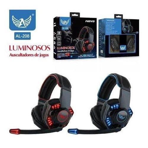 Imagem de Fone De Ouvido Game Led Altomex Al-208 Pc Cel Ps4 / Xbox Or