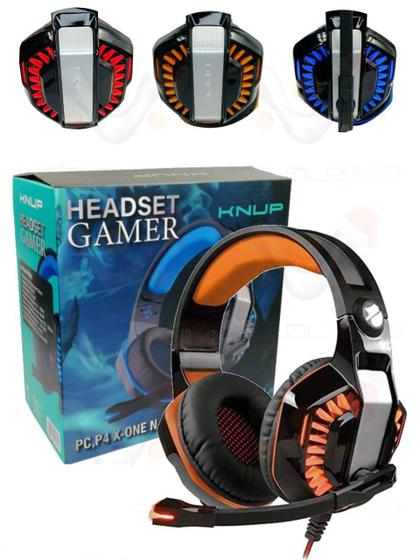 Imagem de Fone De Ouvido Gamer Headset Kp-491 Com Led Microfone