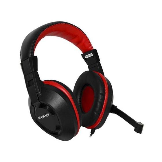 Imagem de Fone de Ouvido Gamer Satellite AE-263 3.5MM - Preto/Vermelho