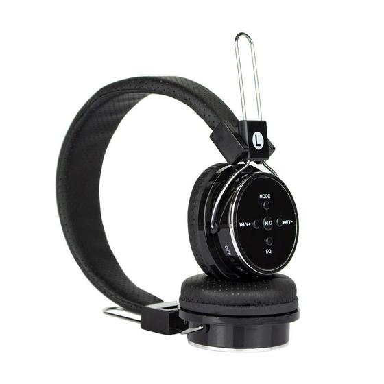 Imagem de Fone De Ouvido Headphone On-Ear Bluetooth Rádio Com Controle Ajustável Com Cabo P2 Tempo 6 Horas