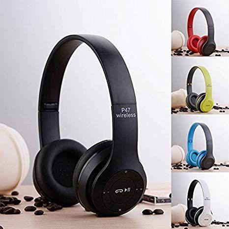 Imagem de Fone De Ouvido Headphone P47 Wireless Bluetooth Dobrável