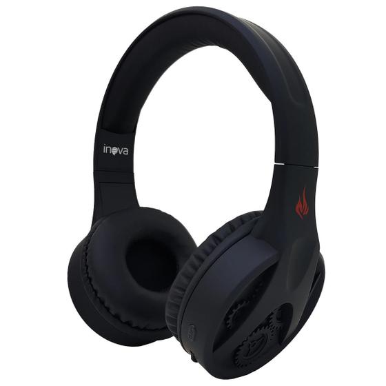 Imagem de Fone de Ouvido Headset Bluetooth Wireless Sem Fio Com Microfone Original Inova