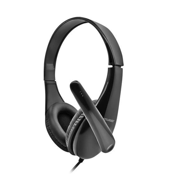 Imagem de Fone de ouvido Headset Business Multilaser PH294 Preto Original - Com Microfone, Potência 100MW, Conexão P2