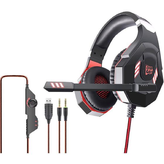 Imagem de Fone De Ouvido Headset Flash Multimídia Gamer Jogo Jogar - Original Com Led