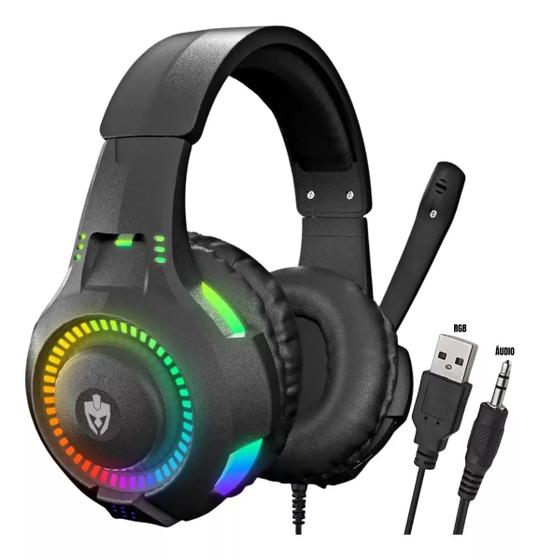 Imagem de Fone de ouvido headset gamer eg307 rival com fio evolut