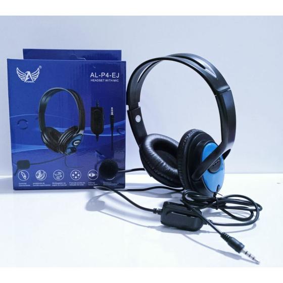 Imagem de Fone de Ouvido Headset Gamer para Play 4 AL-P4-EJ