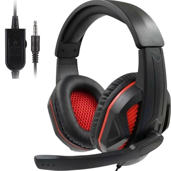 Imagem de Fone De Ouvido Headset Gamer PC Computador Com Fio Microfone