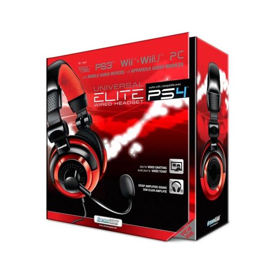 Imagem de Fone de Ouvido Headset Gamer Universal Elite Dreamgear DGUN-2571 Preto e Vermelho