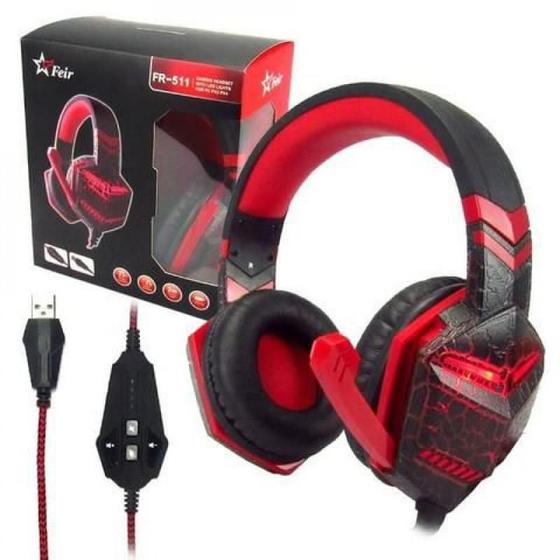 Imagem de Fone De Ouvido Headset Gamer Usb Fr-511 - Feir