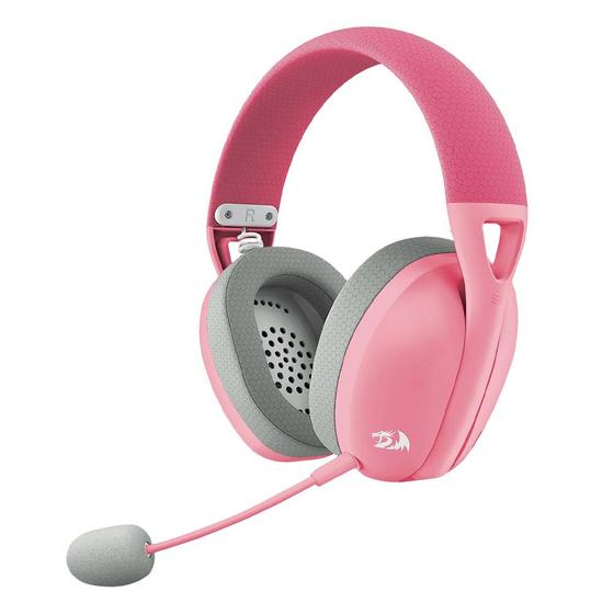 Imagem de Fone de Ouvido Headset Gamer Wireless IRE PRO USB/Type C H848PK Rosa Redragon