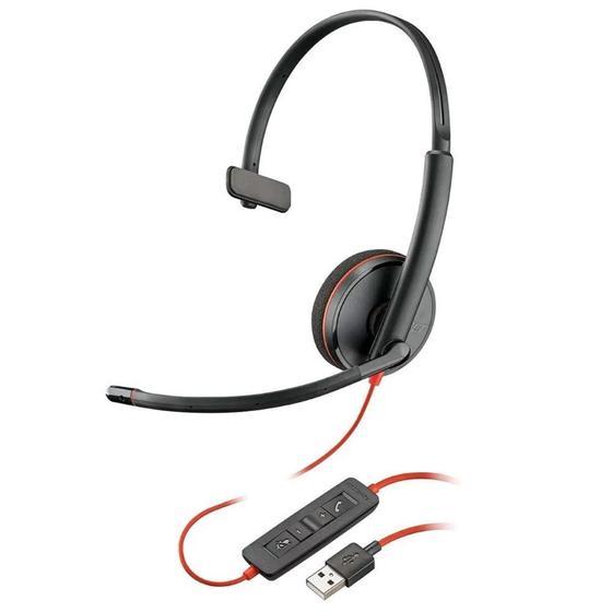 Imagem de Fone De Ouvido Headset Poly Plantronics Blackwire C3210 USB-A