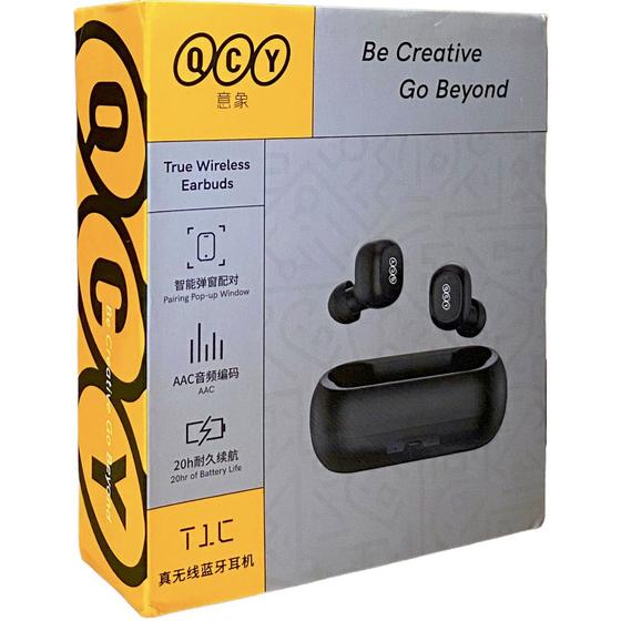 Imagem de Fone de Ouvido In-ear Bluetooth 5.0 Sem Fio QCY T1C Preto